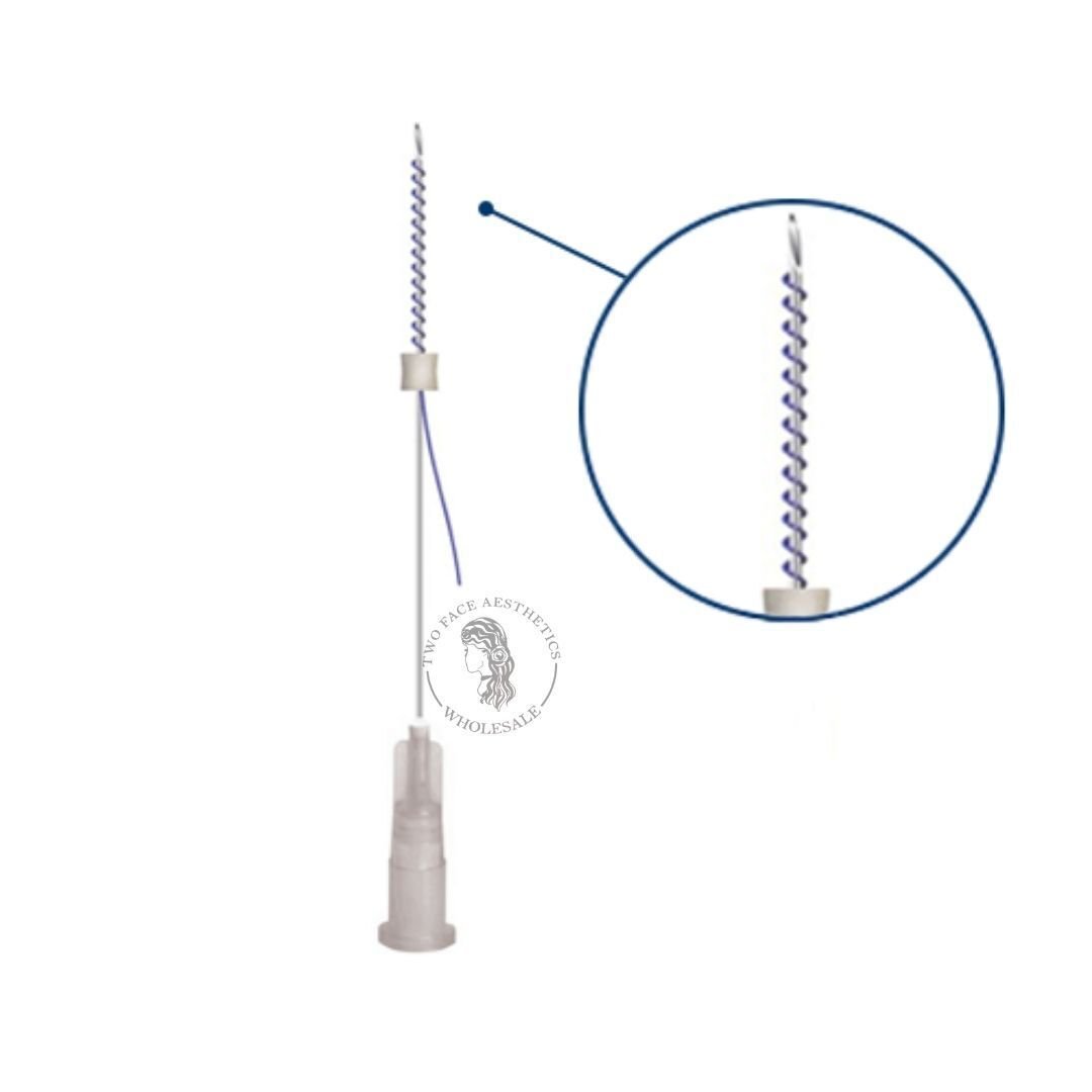 PDO 27g x 38mm Screw sharp needle thread - 10pcs PDO 27g x 38mm Screw sharp needle thread - 10pcs